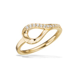 Scrouples - 8 kt guldring med syntetiske zirkoner - Model: 714683