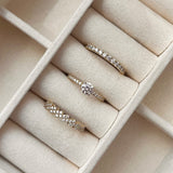 Scrouples - 8 kt guldring med hvid cubic zir - Model: 714883