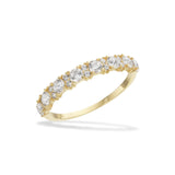 Scrouples - 8 kt guldring med hvid cubic zir - Model: 715133