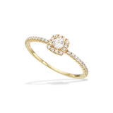 Scrouples - 8 kt guldring med syntetiske zirkoner - Model: 715143