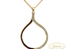 Aagaard - 8KT VEDH. M/SY.ZIRCONIA+FORG.KÆDE - Model: 04323887-45
