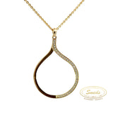 Aagaard - 8KT VEDH. M/SY.ZIRCONIA+FORG.KÆDE - Model: 04323887-45