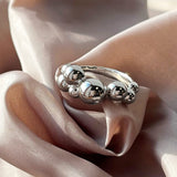 Scrouples - Sølv ring kugler - Model: 727212
