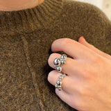 Scrouples - Sølv ring kugler - Model: 727212