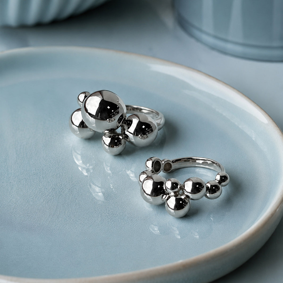 Scrouples - Sølv ring med kugler - Model: 728462