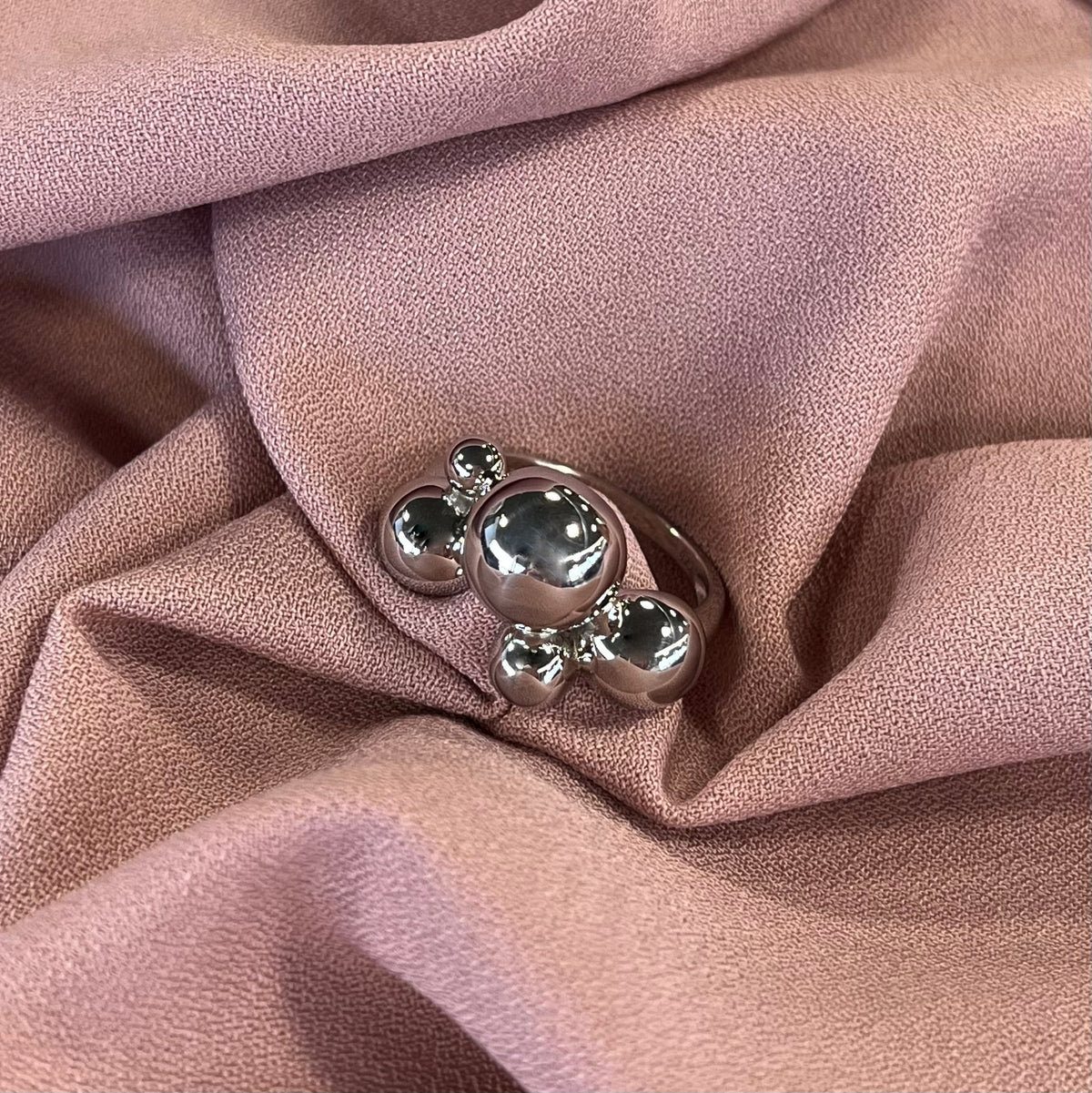 Scrouples - Sølv ring med kugler - Model: 728462