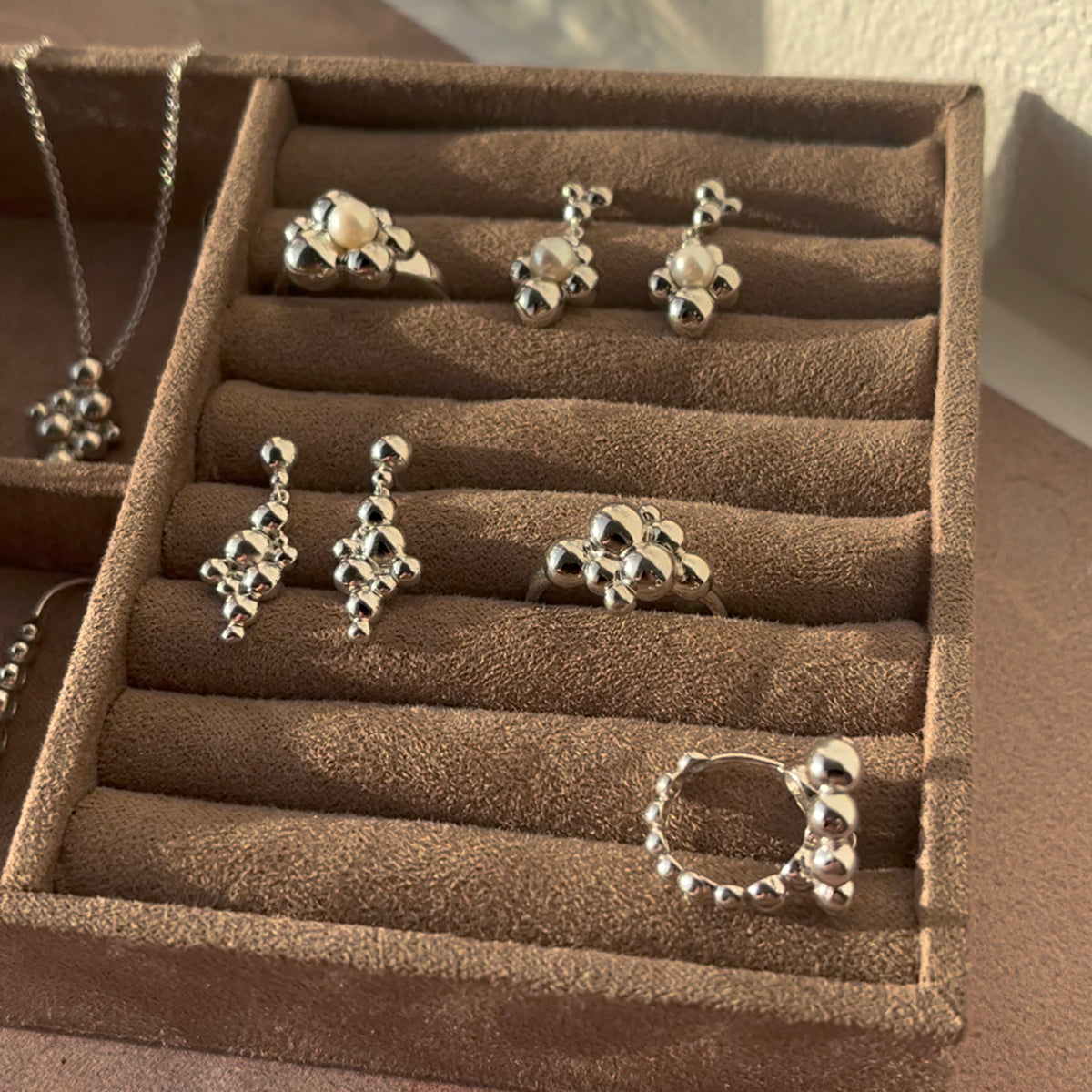 Scrouples - Ring, sølv med kugler - Model: 729322
