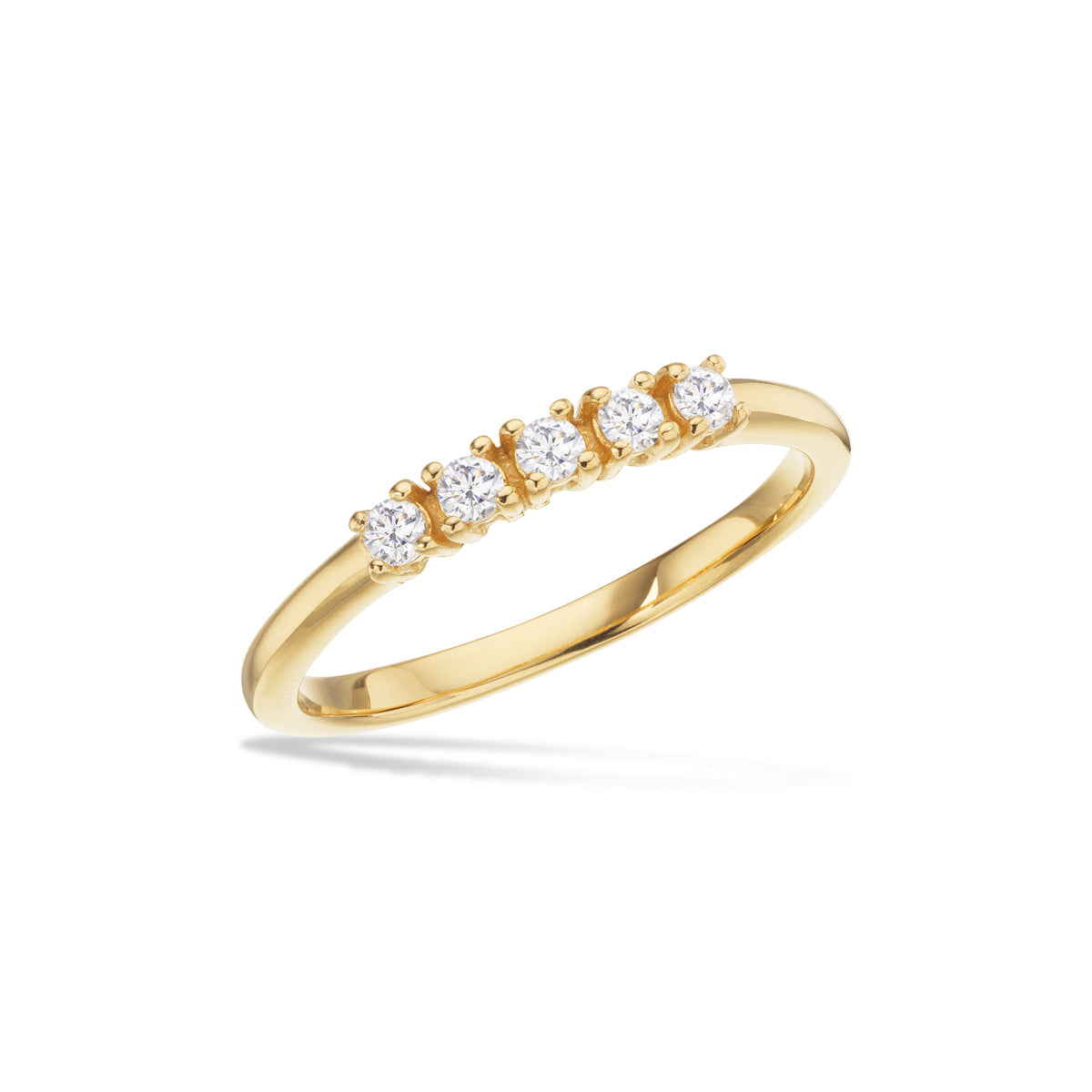 Scrouples - Soho ring, forgyldt sølv med syntetiske zirkoner - Model: 729482