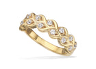 Scrouples - Ring, forgyldt sølv med syntetiske zirkoner - Model: 729652