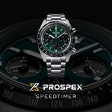 Seiko - Prospex Solar, stål med grøn skive - Model: SSC933P1