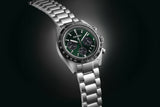 Seiko - Prospex Solar, stål med grøn skive - Model: SSC933P1