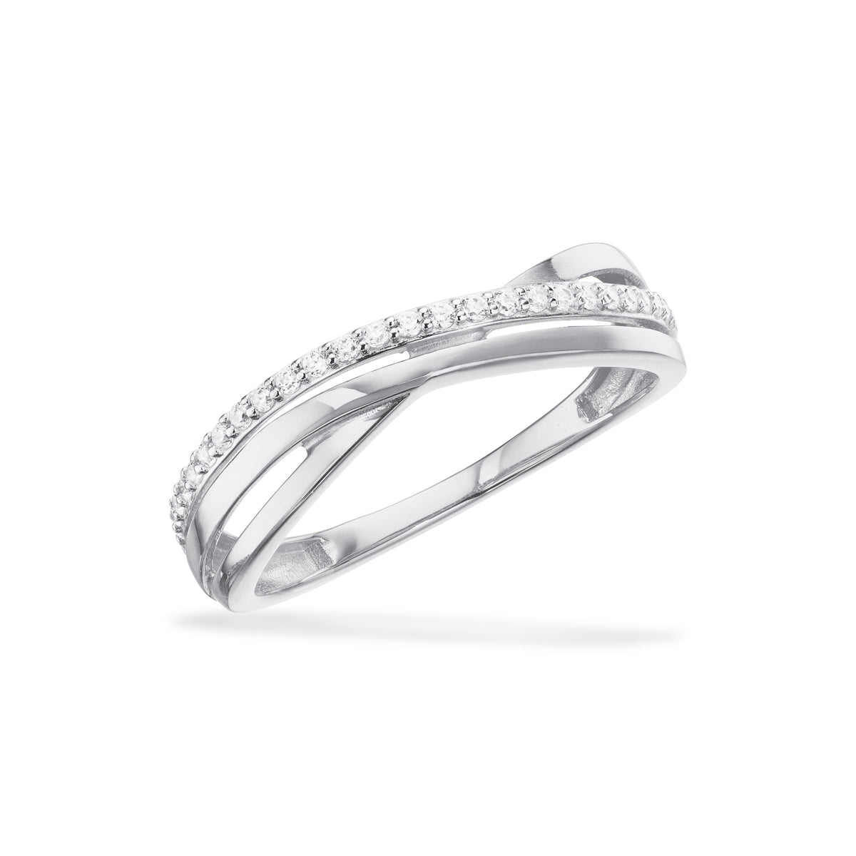 Scrouples -SoHo ring cubic zir. sølv rh.- Model: 730792
