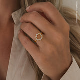 Scrouples-SoHo ring cirkel cubic zir. sølv fg.- model 731492