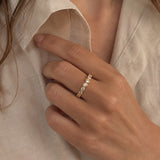 Scrouples -Forgyldt sølv ring med cubic zir. - Model: 731552