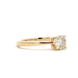 14 kt. guld diamantring med diamant, 0,25ct tw/si - Model: 40-22629