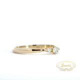 Amore - 14 kt. diamant guld ring med 0,15ct - Model: 40-22590