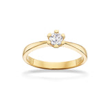 Scrouples - Vida ring rødguld 0,25 W/P1 8 kt - Model: 7813,25
