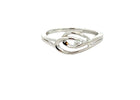 Rhodineret sølv ring - Model: 40-12741
