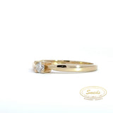Amore - 14 kt. guld ring med diamant 0,15ct tw/si - Model: 40-22591