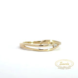 Amore - 14 kt. Guld diamant ring med i alt.: 0,035ct tw/si - Model: 40-22541