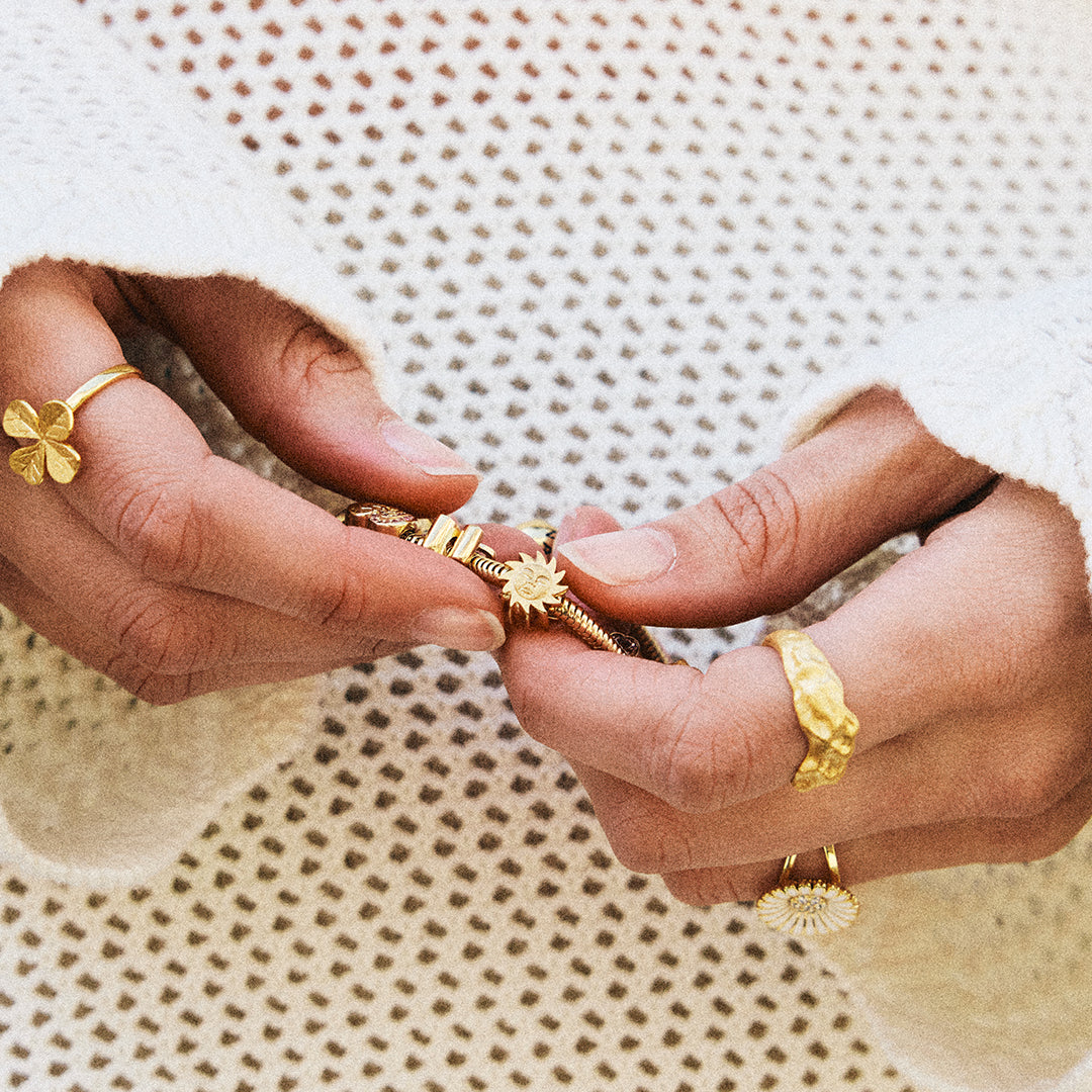 Christina Antique ring i forgyldt sølv – model 800-6.3.B – billede 3