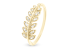 Christina Jewelry - Forest Leaves, ring, forgyldt sølv - Model: 800-1.18.B