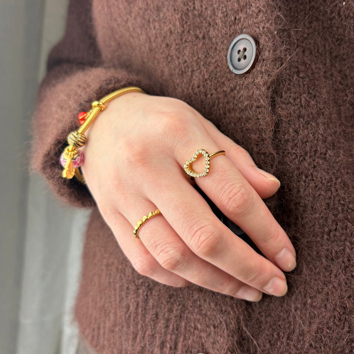 Christina Million Love ring i forgyldt sølv – model 800-1.5.B – billede 4