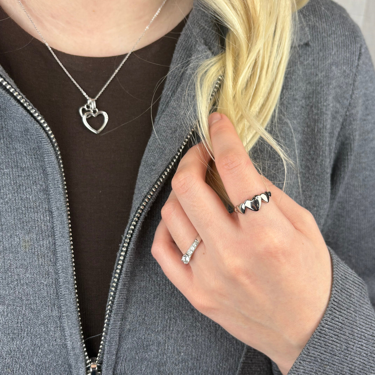 Christina Hearts for Ever ring i sølv – model 800-2.18.A – billede 3