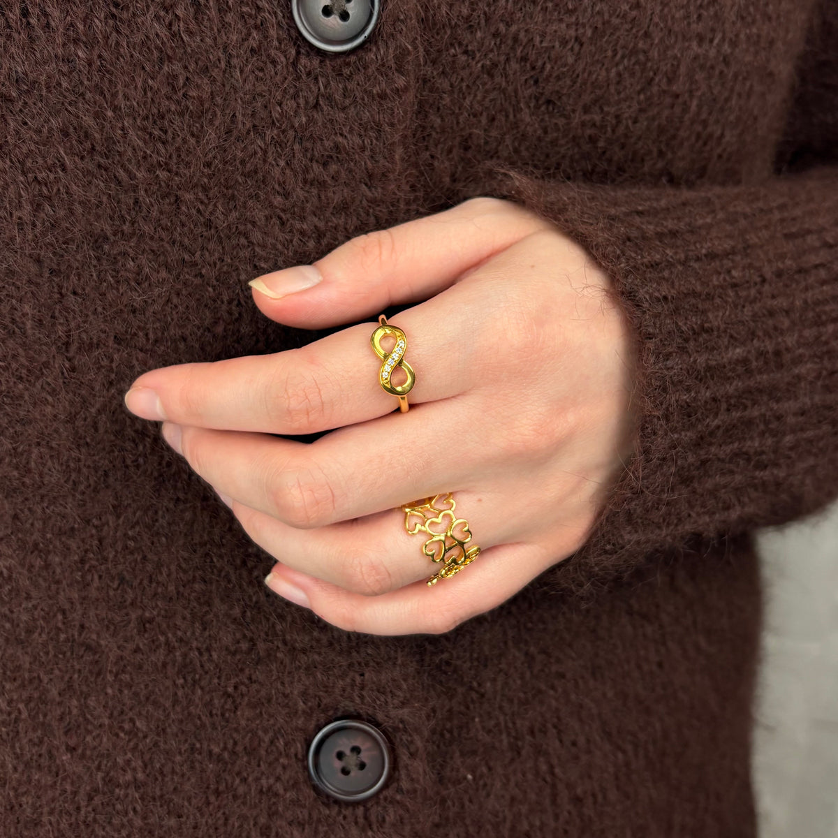 Christina Eternity ring i forgyldt sølv – model 800-2.20.B – billede 3