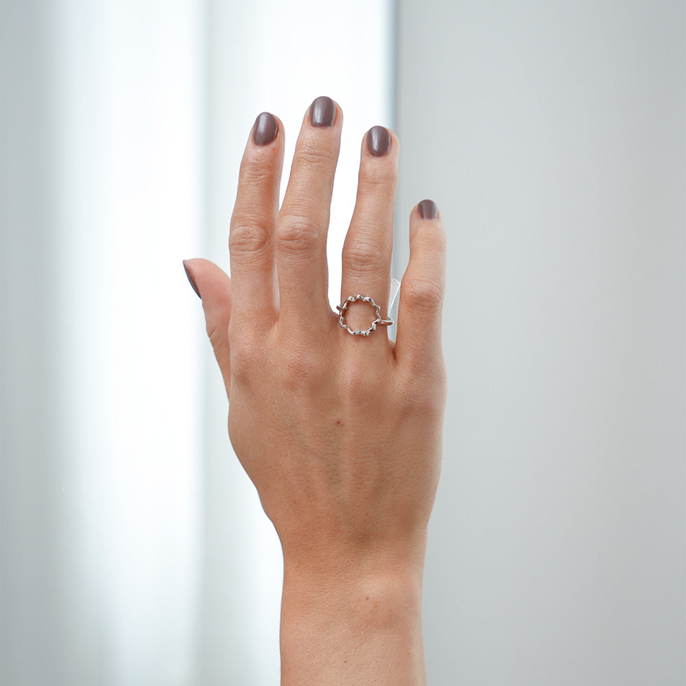Christina Ocean Waves ring i sølv – model 800-2.26.A – billede 3