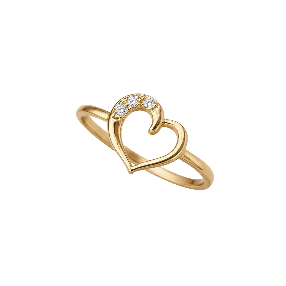 Christina Jewelry - Love Story ring, forgyldt sølv - Model: 800-2.30.B