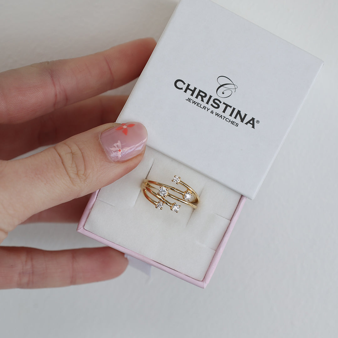 Christina Your Choice ring i forgyldt sølv – model 800-3.16.B – billede 5