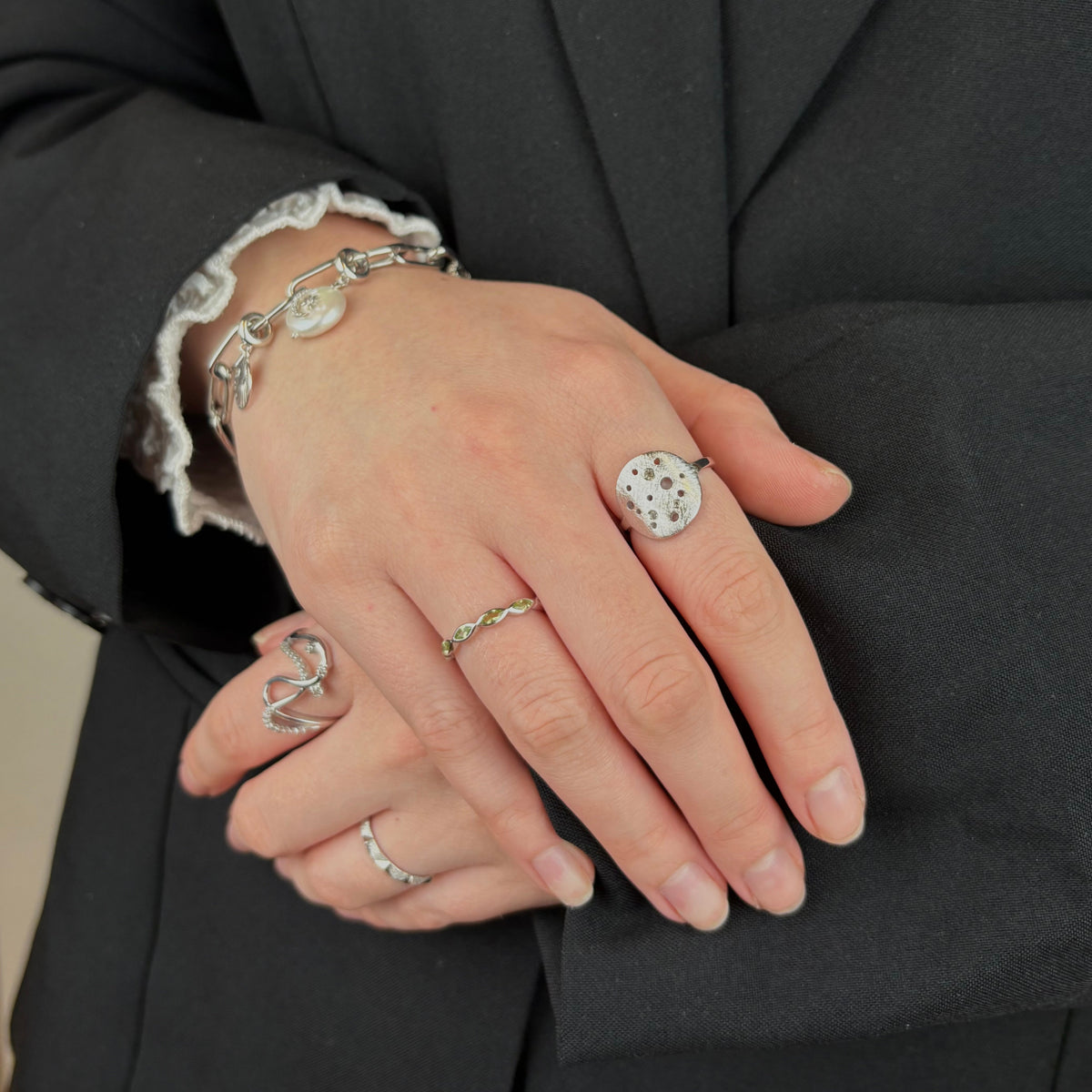 Christina The Moon ring i sølv – model 800-3.22.A – billede 3