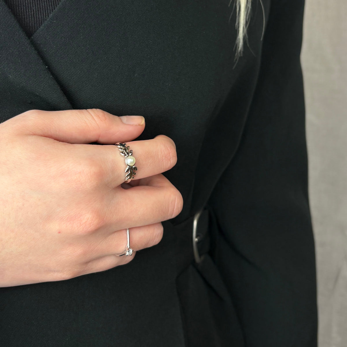 Christina Pearl & Nature ring i sølv – model 800-3.28.A – billede 6