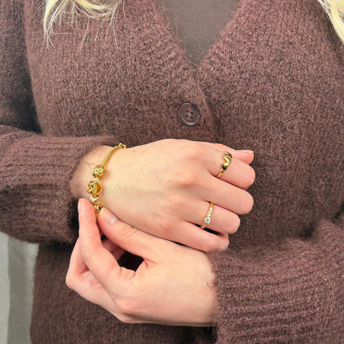 Christina Princess ring i forgyldt sølv – model 800-3.8.B – billede 3