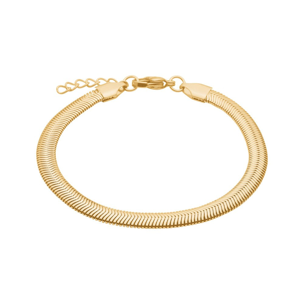 Armbånd CALMA i forgyldt stål (IP gold)