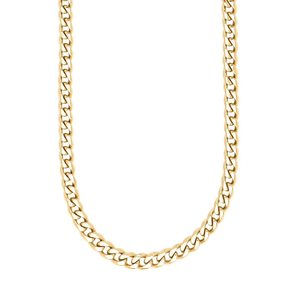 Son of noa - Herrehalskæde i blank forgyldt stål (IP gold), 60 cm