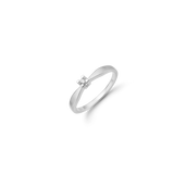 Aagaard - ETERNITY 14KT hvidguld ring med diamant 0,05ct W/SI 4/Grab