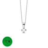 Mary vedhæng 8 kt hvidguld med 0,20 ct labgrown diamant W/VS - Model: 88847720