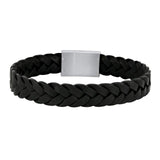 Son of noa - SON bracelet black calf leather 23cm 12mm - Model: 897 026-BLACK23