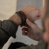 Son of noa - SON bracelet brown calf leather 21cm - Model: 80970259221-BROWN21