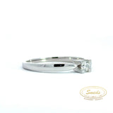 14kt. ring med diamant 0,15ct tw/si - Model: 40-22578
