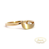 Amore - 14 kt. diamant guld ring med 0,045ct w/si - Model: 40-22563