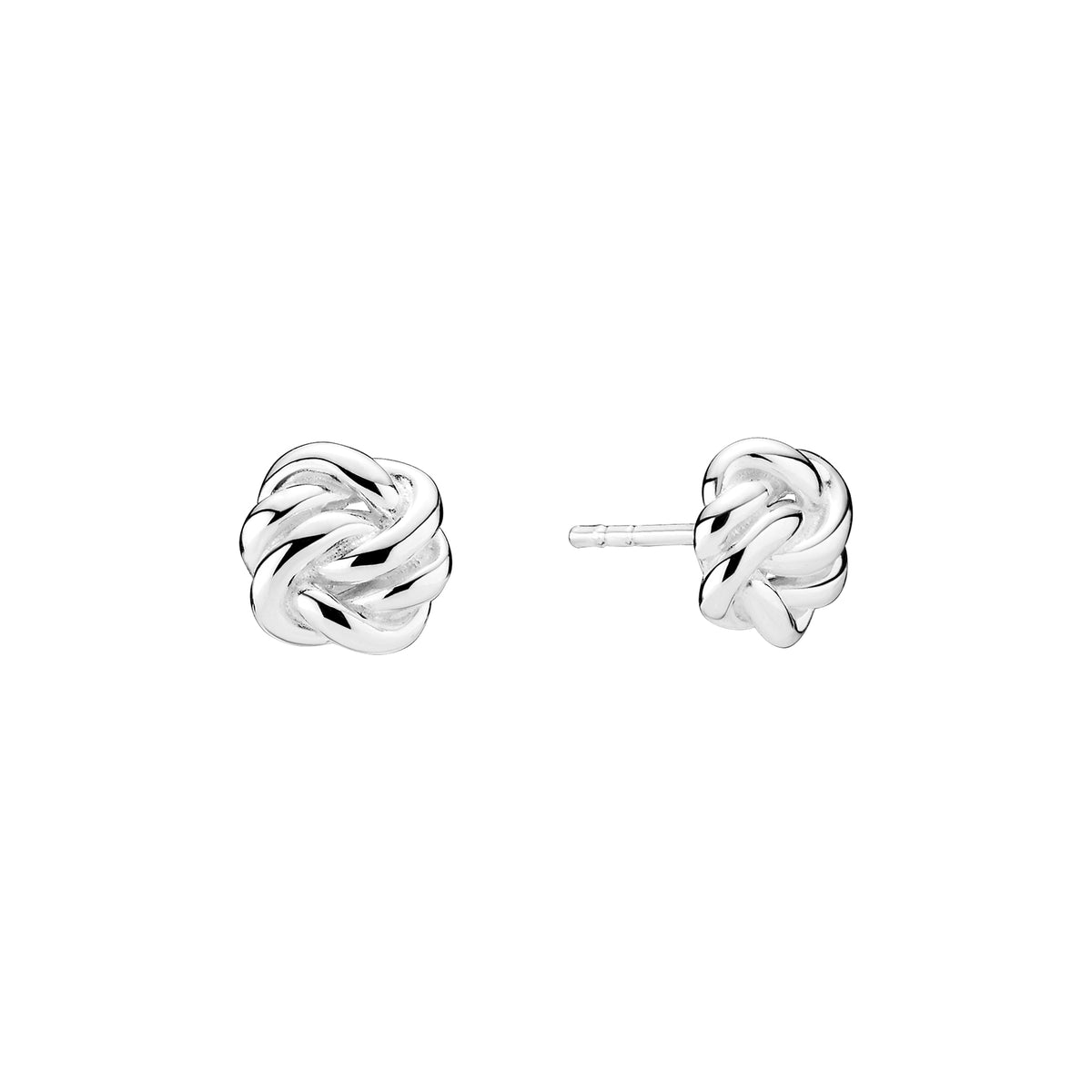 Lund Copenhagen Ørestik knude 9x8 mm i sølv – model 9091326-4