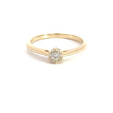 L&G - 14kt. Diamant ring med 0,08ct w/si - Modelnr.: 600020