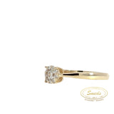 Amore - 14 kt. Guld diamant ring med 0,25ct w/si - Model: 40-22551