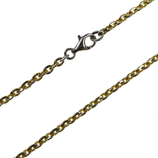 SAN Links Of Joy - Halskæde forgyldt anker facet 0,8 mm 50 cm - Model: 93407-50