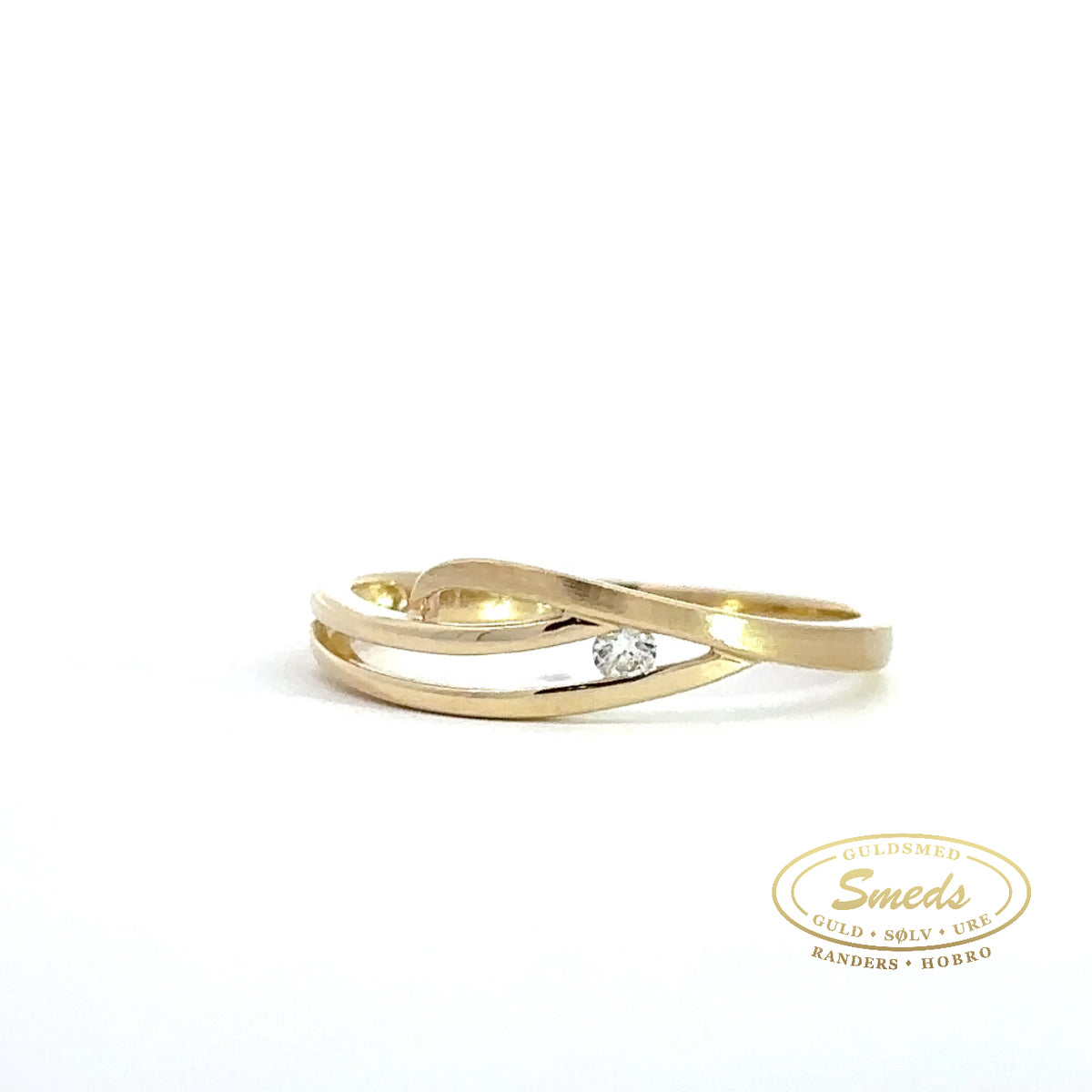 Amore - 14 kt. Guld diamant ring med i alt.: 0,035ct tw/si - Model: 40-22541