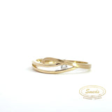 Amore - 14 kt. Guld diamant ring med i alt.: 0,035ct tw/si - Model: 40-22541