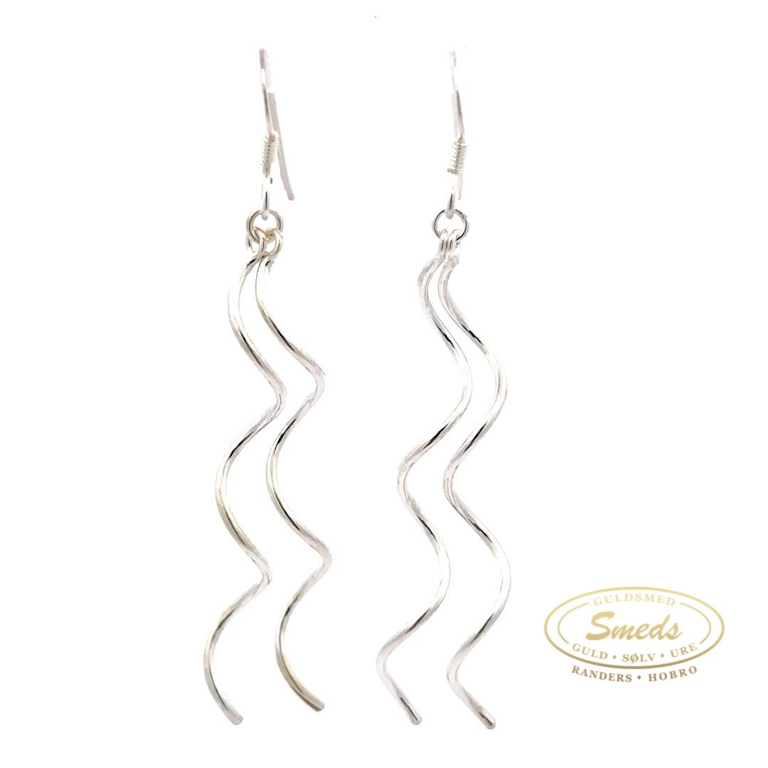Sølv ørehænger med spiral - Model: 011-23363/C